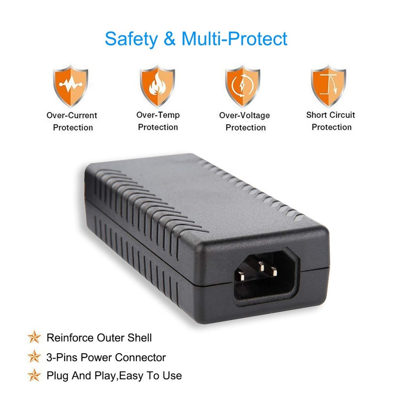 COOLM 12V Power Supply 7A 84W Security System Power Adapter, COOLM AC 100V-220V to DC 12 Volt DC 7 Amp Transformer for LED Strip Light CCTV Security System - Image 3